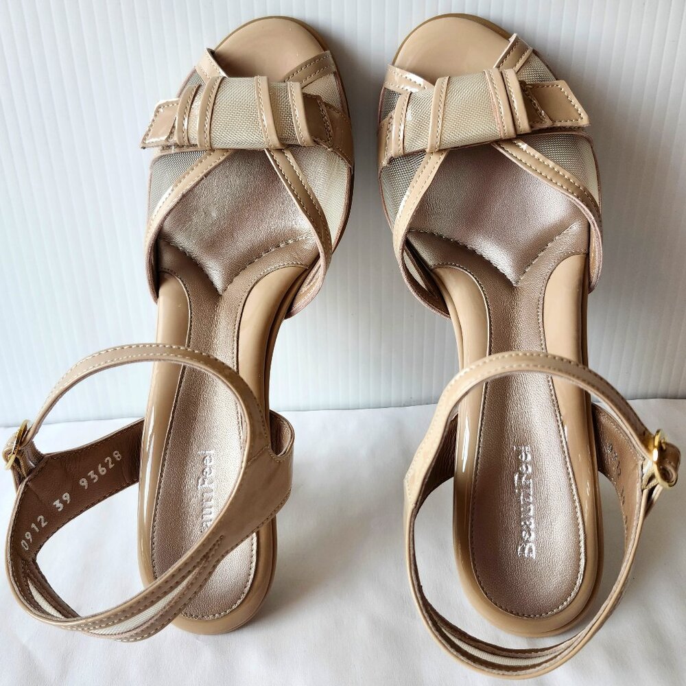 BeautiFeel Women's Tan/Blush Leather High-Heel Size 38